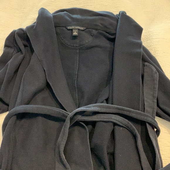 Navy sweater wrap! - Picture 3 of 6